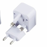 Cетевой переходник (набор из 4 штук+2USB) Stekker ADP6-125-20 под стандарты AU CH USA UK EURO 3A/250V и 6A/125V ABS пластик белый