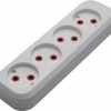 Розетка переносная разборная 4-местная б/з Stekker PST10-400-20 белый