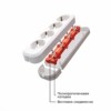 Розетка переносная разборная 4-местная б/з Stekker PST10-400-20 белый