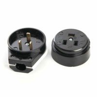 Вилка с розеткой для плит с/з Stekker PPG32-51-20 разборные ОУ 250В 32А черный