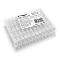 Колодка клеммная винтовая Stekker линейка 12 штук полиэтилен LD227-10A