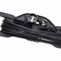 Удлинитель силовой шнур на рамке 1-м c/з Stekker HM02-01-10 10м 3×0,75 Home (УХз-10) черный