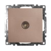 Розетка телевизионная 1-м механизм Stekker GLS00-7108-02 75 Ом 5-862МГц Катрин шампань