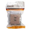 Розетка USB 2-местная механизм Stekker GLS10-7115-02 250B 2,1A Катрин шампань