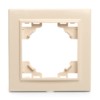 Рамка 1-местная Stekker PFR00-9001-02 Эрна слоновая кость