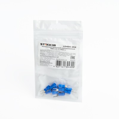 Наконечник кабельный НВИ 2,5-4 Stekker LD403-254 10шт/уп