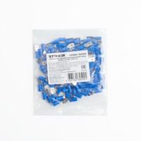 Наконечник кабельный плоский изолированный (папа) РпИп 2,5-250 Stekker LD401-25250 100шт/уп