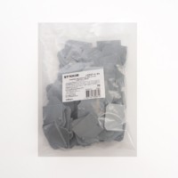 Торцевая заглушка для ЗНИ 2,5мм (JXB 2,5) серый Stekker LD557-1-25