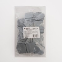 Торцевая заглушка для ЗНИ 4-10мм (JXB 4-10) серый Stekker LD557-1-40