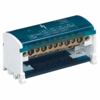 Шины на DIN-рейку в корпусе (кросс-модуль) 4х15 3L+PEN Stekker LD505-415