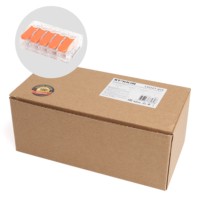 Клемма СМК 5-проводная зажимная с рычагом Stekker LD221-615