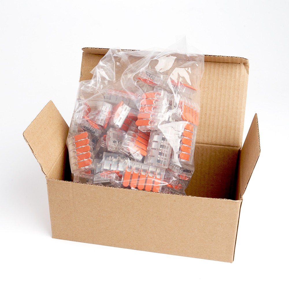 Клемма СМК 5-проводная зажимная с рычагом Stekker LD221-615 — изображение 3