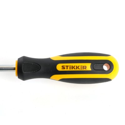 Отвертка крестовая Stekker Ph 2 х 100мм Cr-V двухкомпонентная рукоятка SDM-PH2-100 — изображение 4