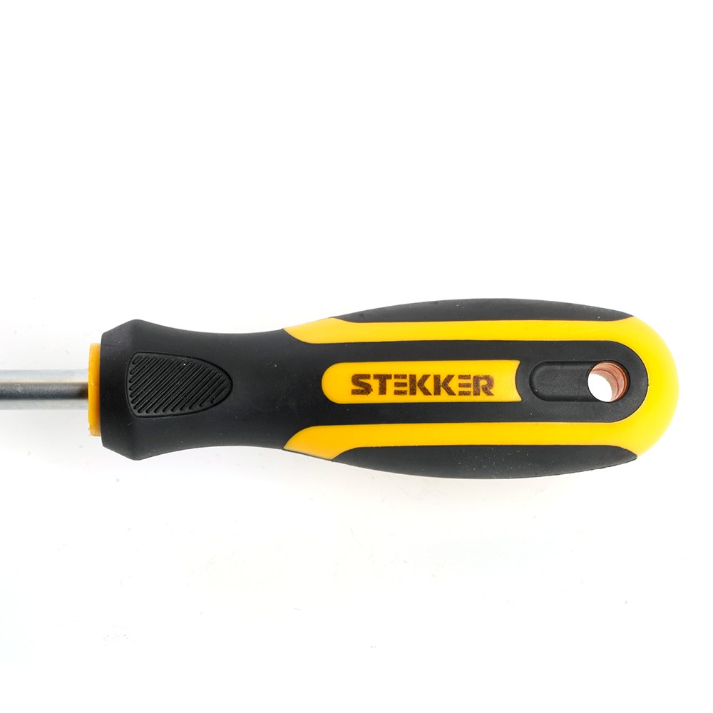 Отвертка крестовая Stekker Ph 2 х 100мм Cr-V двухкомпонентная рукоятка SDM-PH2-100 — изображение 4