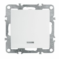 Выключатель 1кл. с инд. механизм Stekker PSW10-9101-01 250В 10А Эрна белый