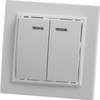 Выключатель 2кл. с инд. Stekker PSW10-9002-01 250В 10А Эрна белый