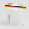 Переключатель перекрестный 1-кл. Stekker PSW10-9009-01 250В 10А Эрна белый