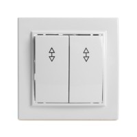 Переключатель 2-кл. Stekker PSW10-9005-01 250В 10А Эрна белый