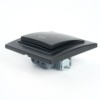 Переключатель перекрестный 1-кл. Stekker PSW10-9009-03 250В 10А Эрна черный