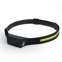 Фонарь светодиодный налобный Feron TH2310 c аккумулятором 5W 1500mAh IP44 USB type-C ABS пластик резина