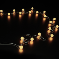 Гирлянда светодиодная садовая “Шары” Solar 30LED бел. IP44 на солнечн. батарее Gauss GS032