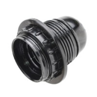 Volsten V03-CS-WR-E27 резьбовой, карболит, с кольцом, черный