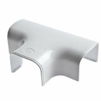 Тройник накладной 90град. для кабель-канала РКК 74х55 Арктика бел. Ruvinil ТРН-74х55