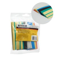 Набор термоусадочных трубок Stekker HSHT-2010-10M 10см коэф. усадки 2:1 мультиколор 21 шт/уп