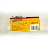 Термоусадочная трубка Stekker HST-3015-100TR 100см коэф. усадки 2:1 прозрачный