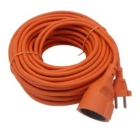 Удлинитель силовой шнур 1х20м б/з 6А IP20 2х0.75 Tokov Electric TKE-SS20-075