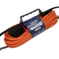 Удлинитель силовой шнур на рамке 1х20м с/з 6А IP44 3х0.75 с защ. крышкой Tokov Electric TKE-SR20-075-Z