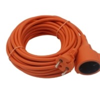 Удлинитель силовой шнур 1х10м б/з 6А IP20 2х0.75 Tokov Electric TKE-SS10-075