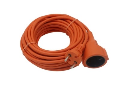 Удлинитель силовой шнур 1х10м б/з 6А IP20 2х0.75 Tokov Electric TKE-SS10-075