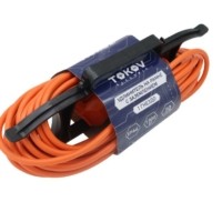 Удлинитель силовой шнур на рамке 1х10м с/з 6А IP44 3х0.75 с защ. крышкой Tokov Electric TKE-SR10-075-Z