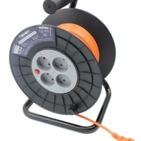 Удлинитель силовой на катушке 4х20м б/з 6А IP20 2х0.75 Tokov Electric TKE-SK20-075