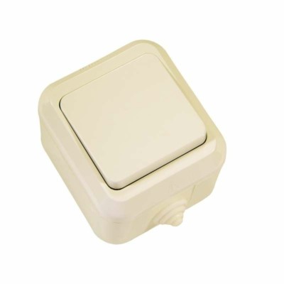 Выключатель 1кл. ОП 10А IP44 п/герм. крем. Makel 18200