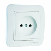 Розетка 1-м СП Lillium 16А IP20 бел./бел. Makel 70022