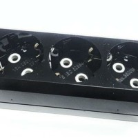 Колодка удлинителя 3-м с/з черн. Makel MGP2131