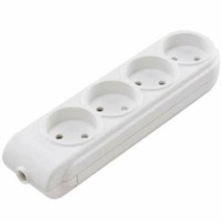 Колодка удлинителя 4-м б/з з/ш Makel N4010000