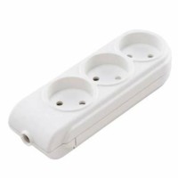 Колодка удлинителя 3-м б/з з/ш Makel N3010000