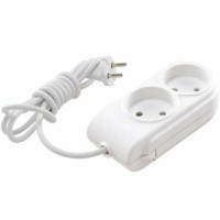 Удлинитель сетевой 2х2м б/з 10А IP20 з/ш Makel N2010031