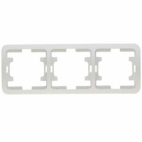 Рамка 3-м Mimoza горизонт. бел. Makel 22013