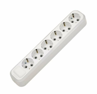 Колодка удлинителя 6-м с/з Makel MGP181