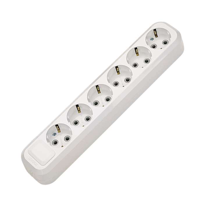 Колодка удлинителя 6-м с/з Makel MGP181