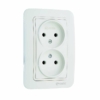 Розетка 2-м СП Lillium 16А IP20 бел./бел. Makel 70017