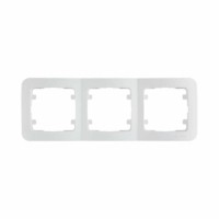 Рамка 3-м Lillium горизонт. бел. Makel 71013