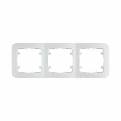 Рамка 3-м Lillium горизонт. бел. Makel 71013