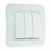 Выключатель 3кл. СП Lillium 10А IP20 бел. Makel 70091