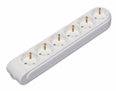 Колодка удлинителя 6-м с/з з/ш Makel N6210000