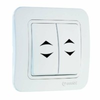 Переключатель 2кл. СП проходной 1п 1мод. Lillium 10А IP20 бел. Makel 70026